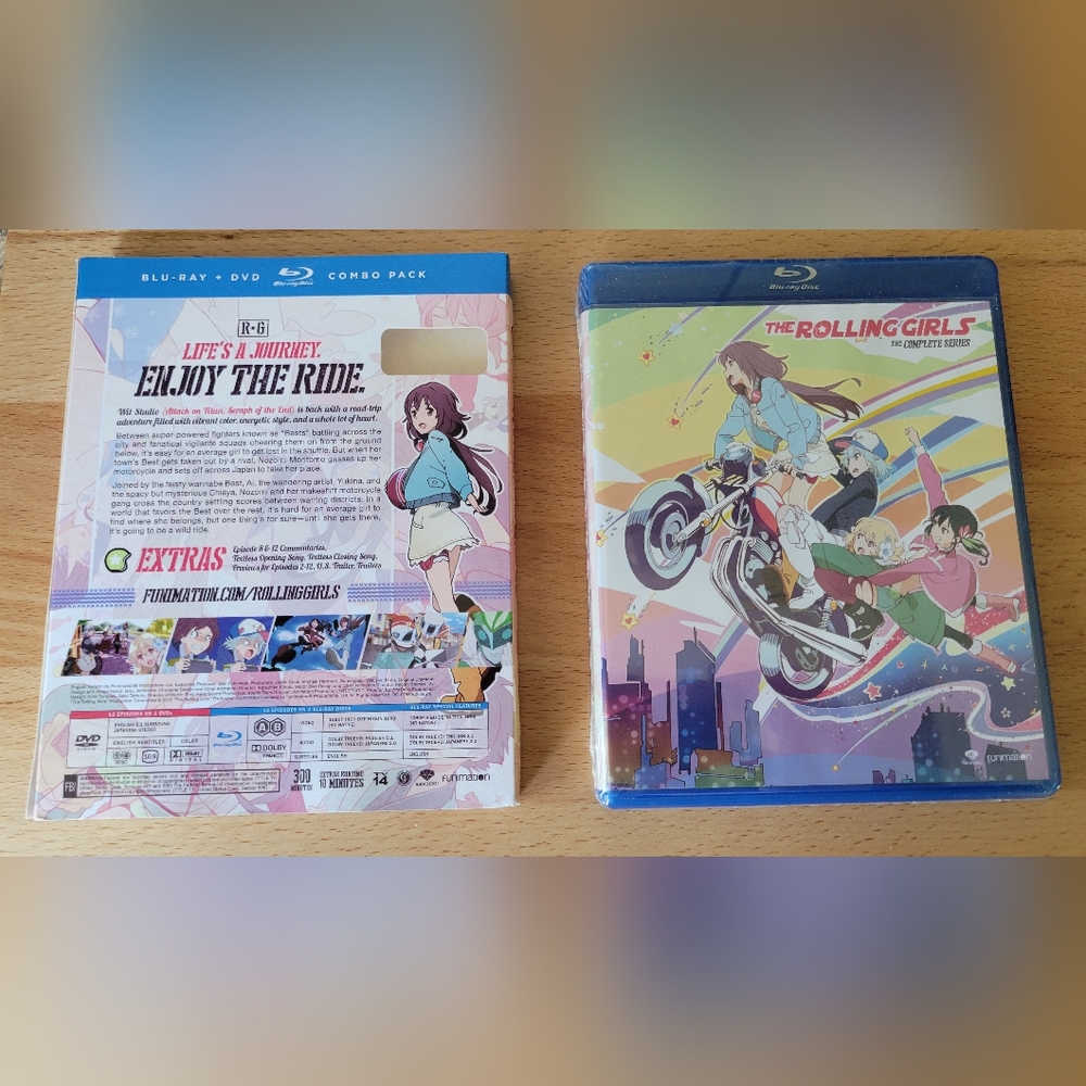 NWTThe Rolling Girls: The Complete Series Blu-Ray & DVD Anime & Manga